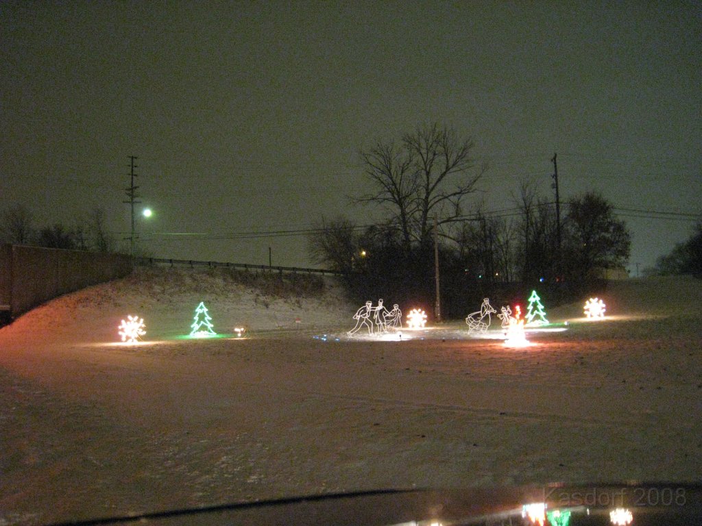 Christmas Lights Hines Drive 2008 026.jpg - The 2008 Wayne County Hines Drive Christmas Light Display. 4.5 miles of Christmas Light Displays and lots of animation!